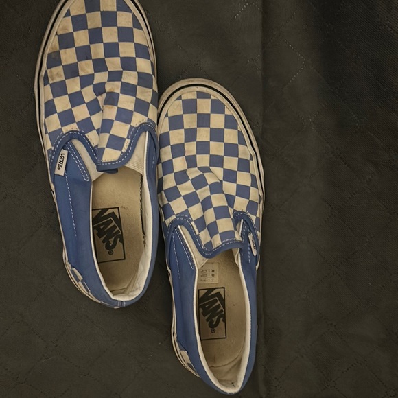 blue checkered vans - Picture 1 of 3